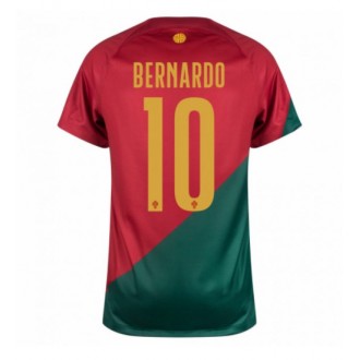 Portugal Bernardo Silva #10 Hjemmedrakt VM 2022 Kortermet